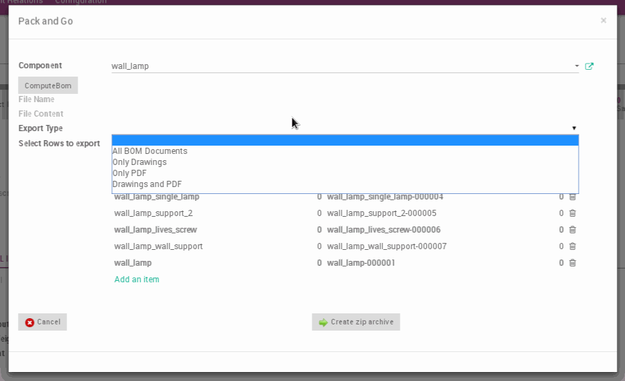 Odoo image and text block